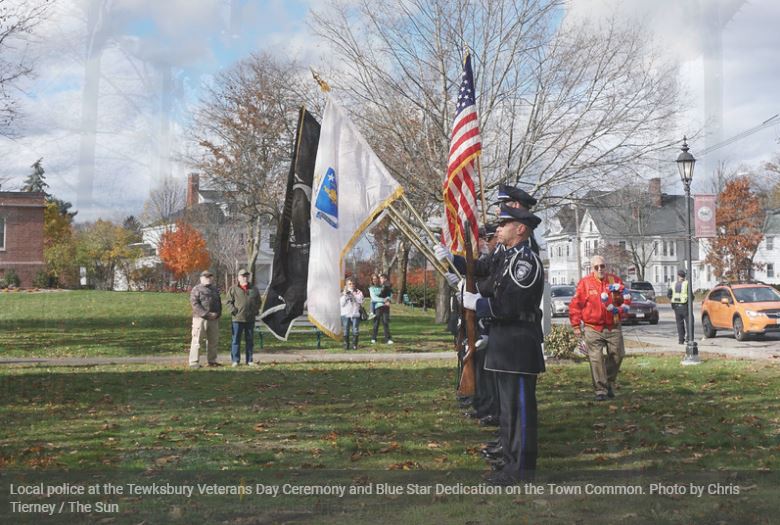 Tewksbury Veterans Day Ceremony and Blue Star Dedication