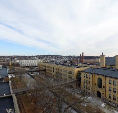 Drone photos of possible new locations of new Lowell high school and City Hall