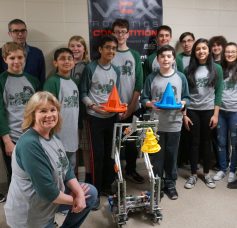 Locke Middle School Robotics team video interview and slideshow