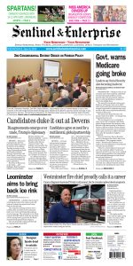 Election media coverage for The Sentinel and Enterprise News, with live stream