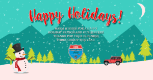 Animated digital holiday card to be sent in email blast.