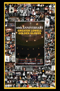 Design of Golden Gloves anniversary poster
