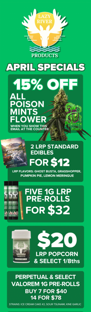 April Specials Email