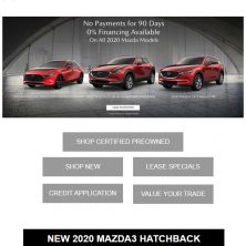 Design of email campaign for Jeep dealership